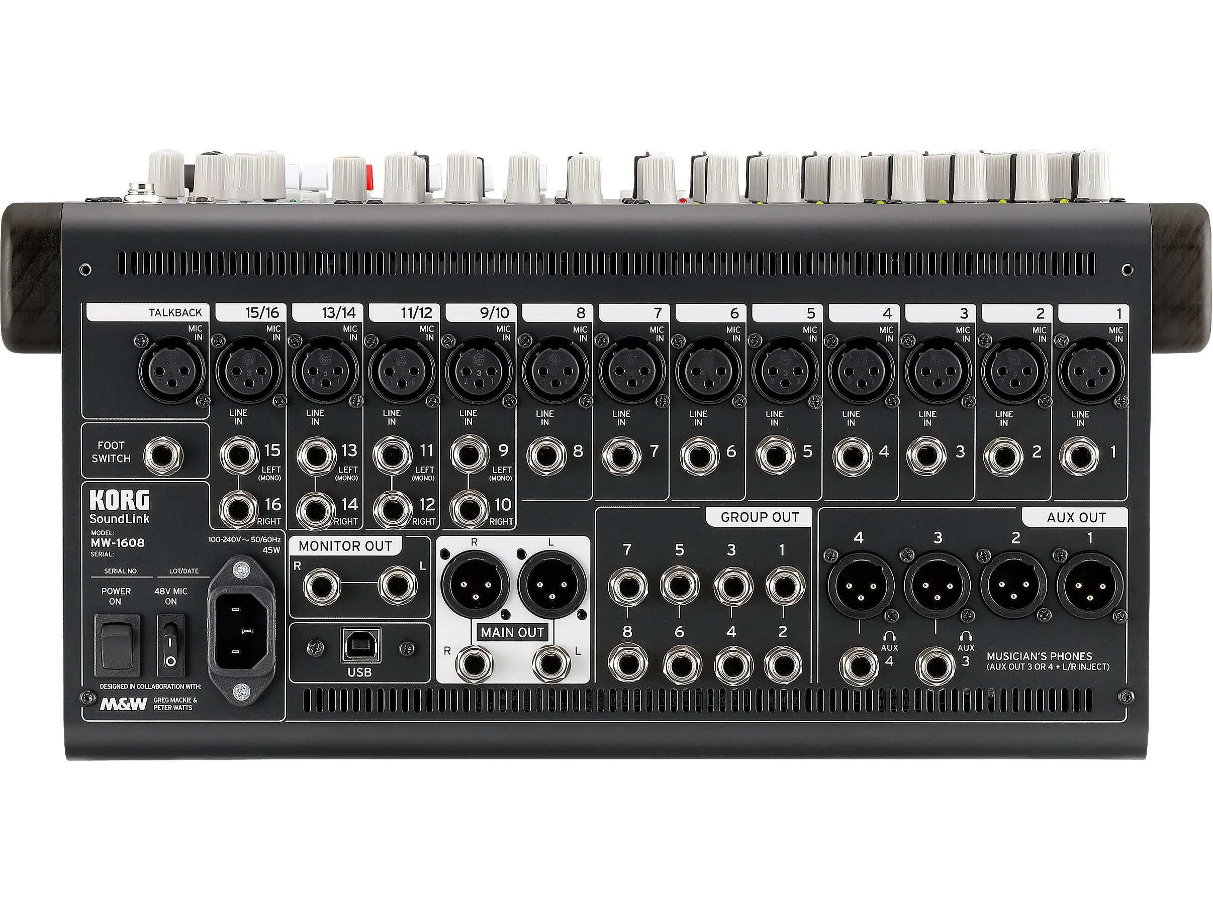 MW-1608 16-channel Hybrid Mixer - Image 7