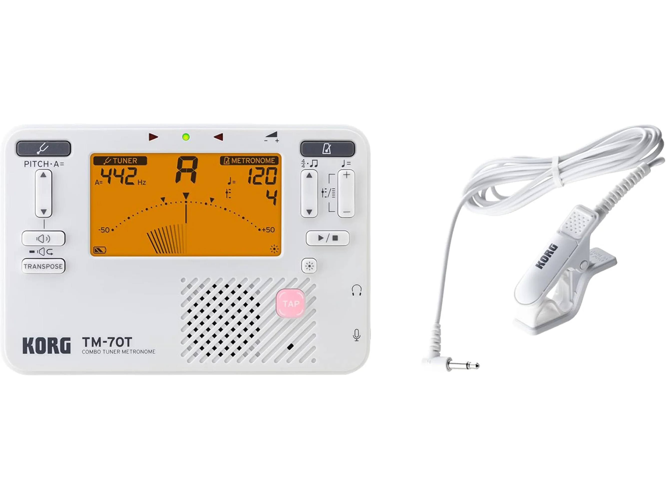 TM-70C Tuner/Metronome with Contact Microphone - Image 6